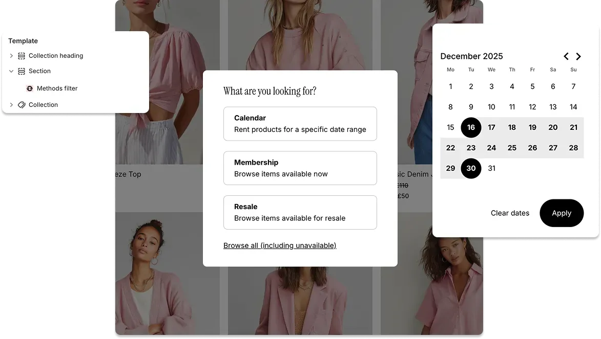 Filter by availability