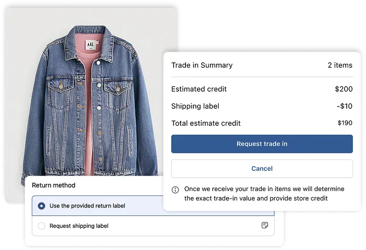 Trade in feature