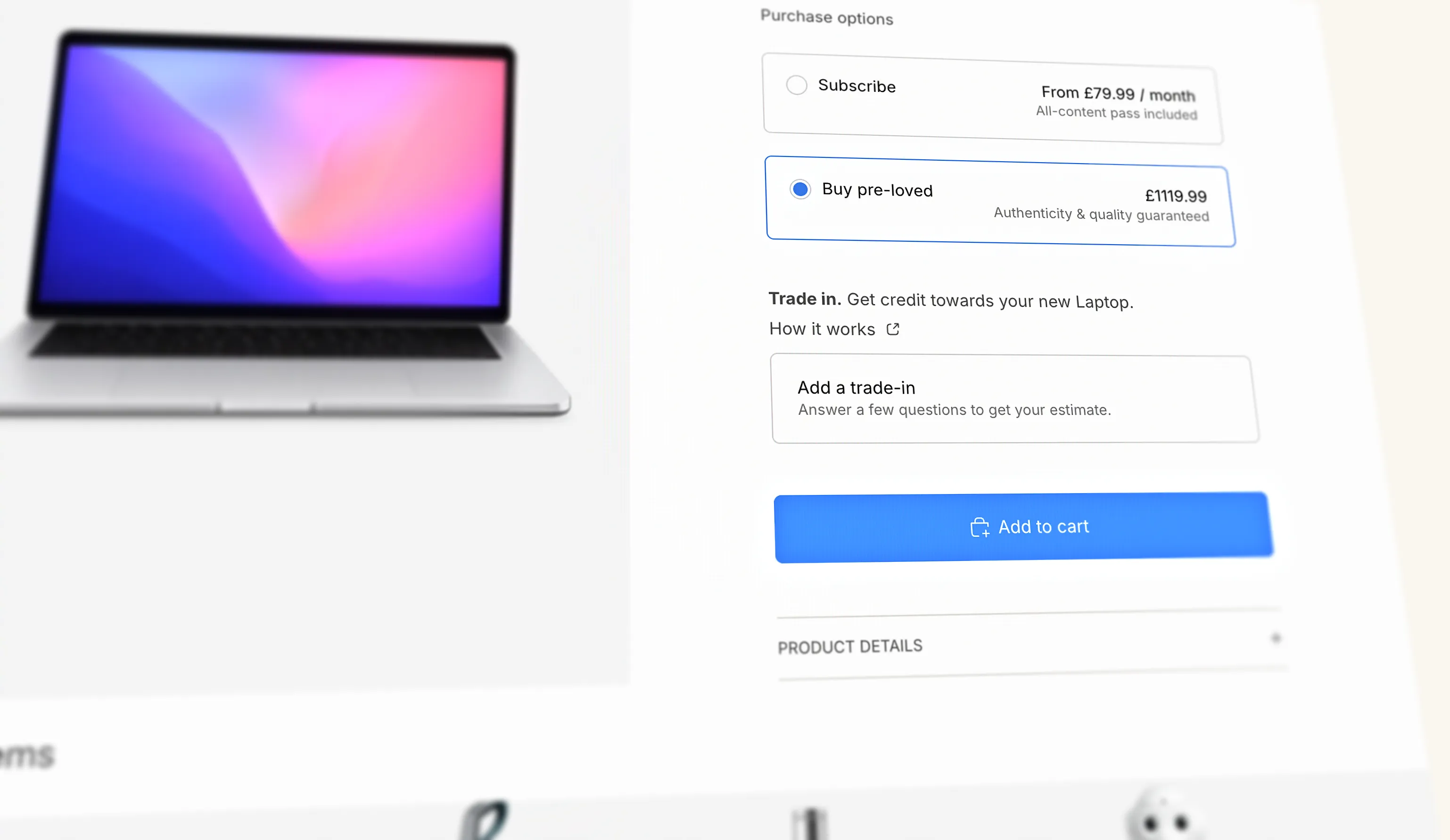 Resale method
