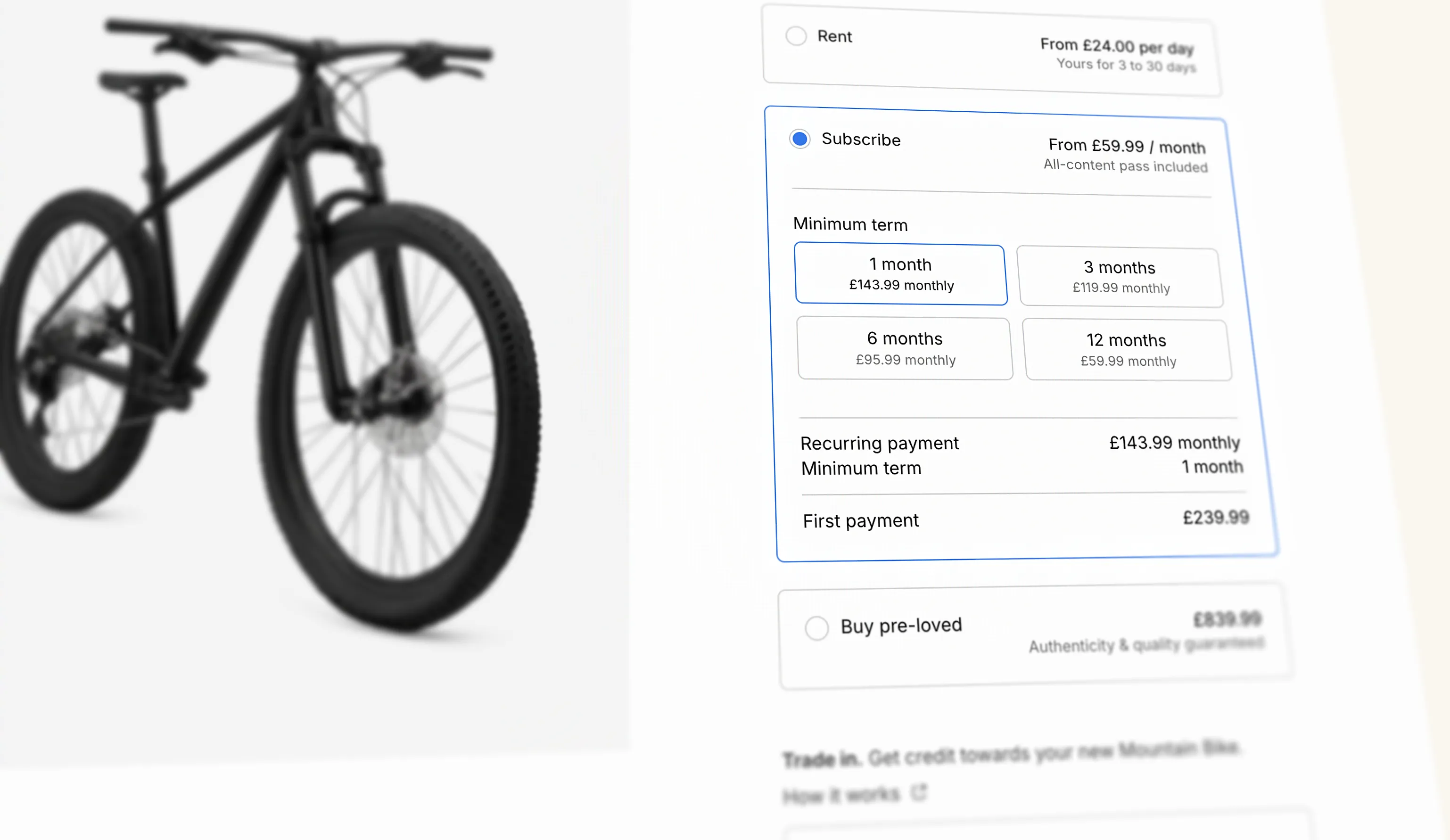 Subscription method